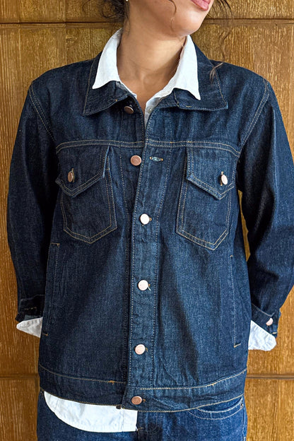 Unisex Indigo Denim Jacket