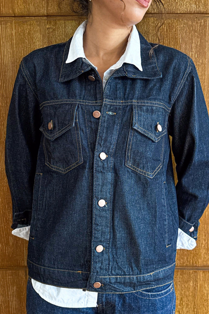Unisex Indigo Denim Jacket