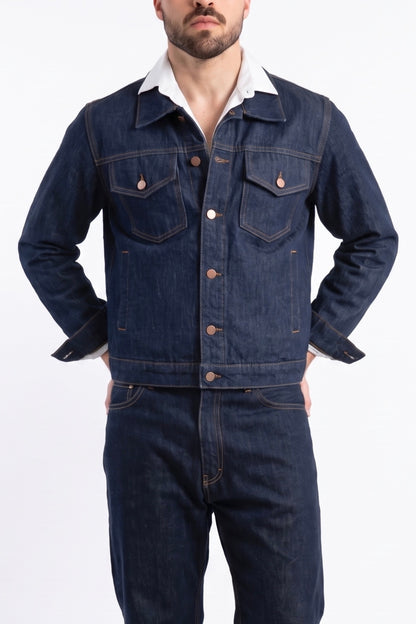 Unisex Indigo Denim Jacket
