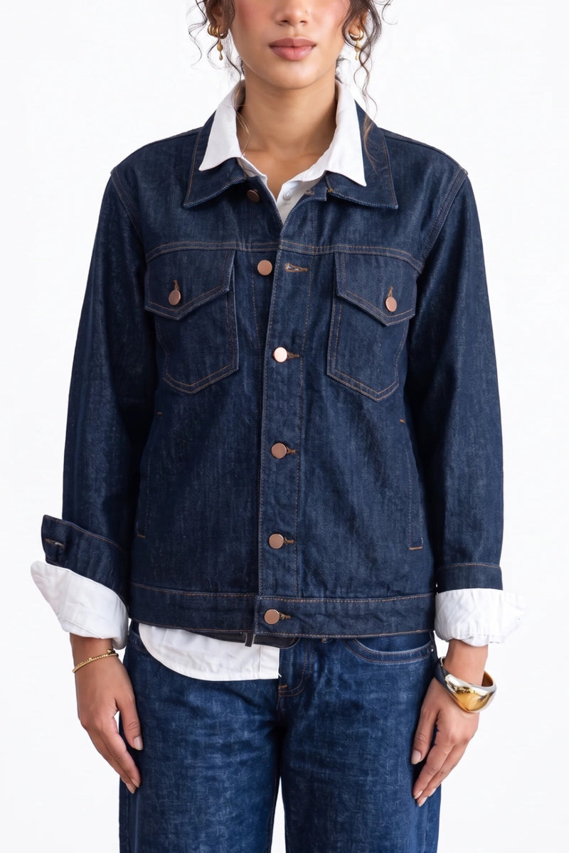Unisex Indigo Denim Jacket
