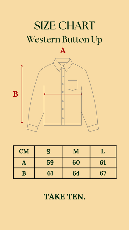 Unisex Western Button-Up