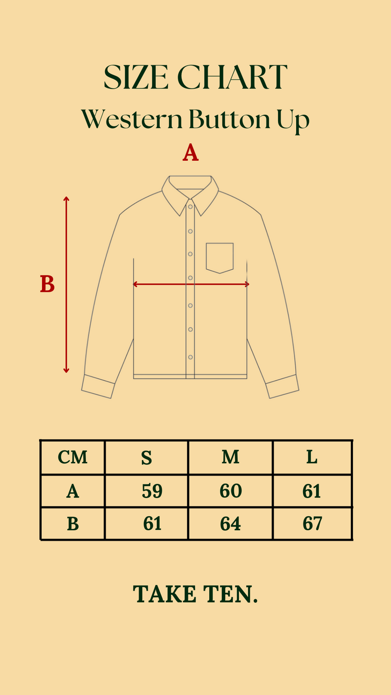 Unisex Western Button-Up